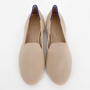 Rothy's The Loafer Ecru Flat Slip On Cream Neutral Beige Women’s Shoes